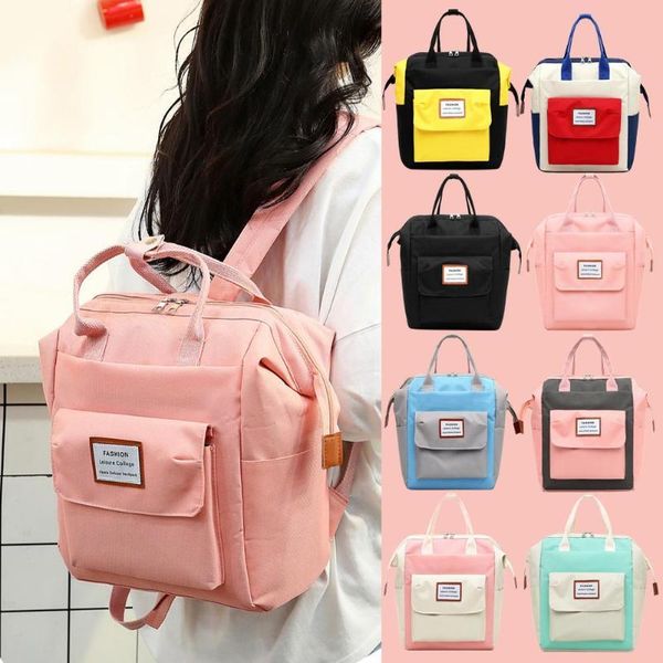 

duffel bags multifunction women backpack waterproof hit color travel female school bag for teenagers shoulder mochila feminina