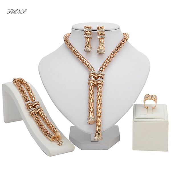 

earrings & necklace fani nigerian wedding woman accessories jewelry set fashion african beads bridal dubai gold designer, Silver