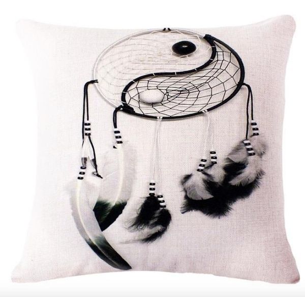 

eight-diagram-shaped appetizer dreamcatcher decorative massager pillow cover pillows fashion home decor vintage gift