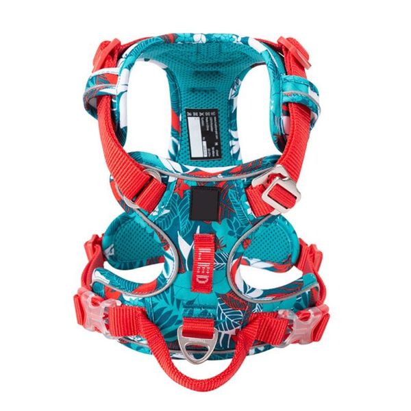 

dog collars & leashes pet explosion-proof harness camouflage reflective nylon special edition and upgrade version easy to adjust