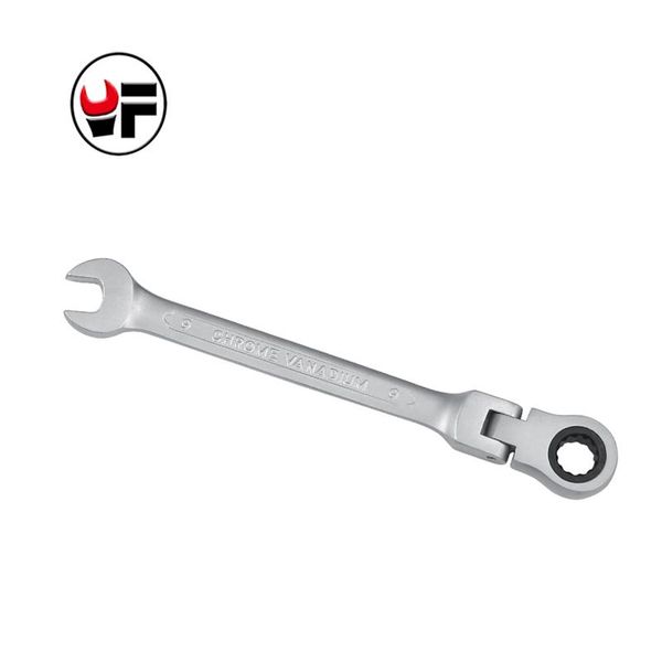 

hand tools yofe 9mm metal flexible head ratchet wrench open end and ring combination quick universal spanner tool for bike or car