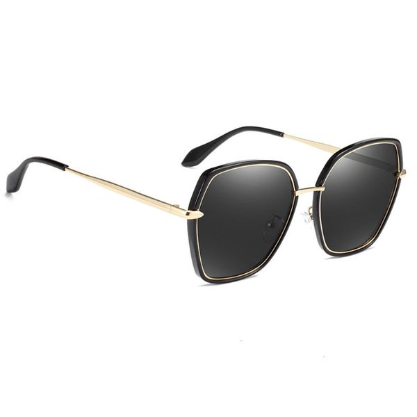 

highend accessories new fashionable dasoon vision sun glass uv polar polarized sunglass italy for women, Black