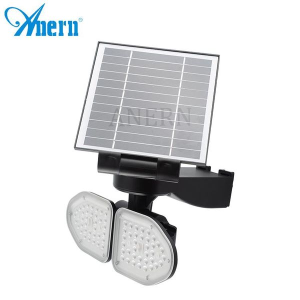 

outdoor wall lamps led solar lights 2 head motion sensor 360Â° wide angle illumination adjustable security light waterproof lamp