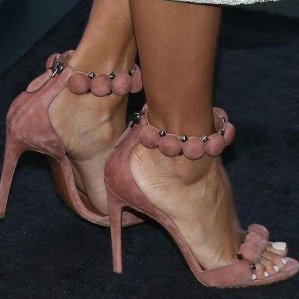 

sandals 2021 summer shoes high heels party thin heel women pumps, Black