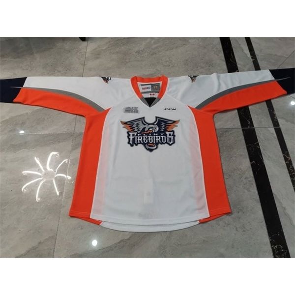 

001custom men youth women vintage custom ohl flint firebirds hockey jersey size s-5xl or custom any name or number, Black