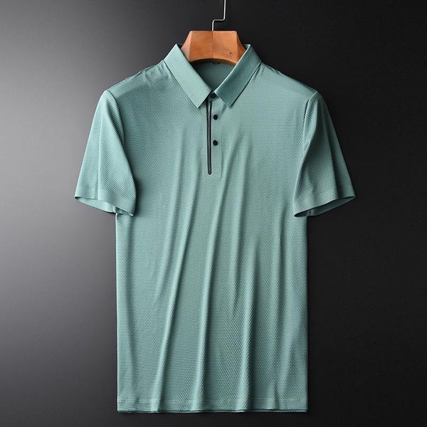 

men's t-shirts green summer mens luxury short sleeve soft silky casual male fashion slim man plus size 4xl, White;black