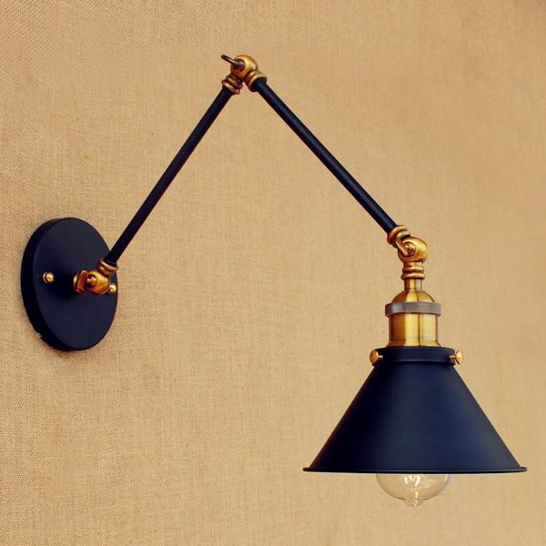

wall lamps sconce swing long arm light fixtures led retro loft vintage lamp industrial lighting wandlampen lamparas de pared