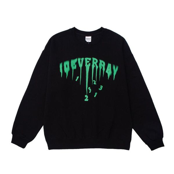

men's hoodies & sweatshirts hip hop men letter print o-neck fleece pullover streetwear harajuku retro casual cotton jumper winter women, Black