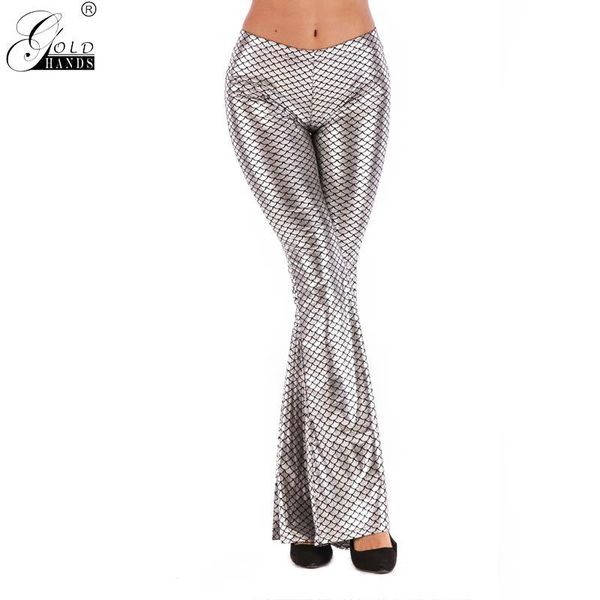 

women's pants & capris gold hands autumn european and american fashion metal color trumpet plaid flat female, Black;white