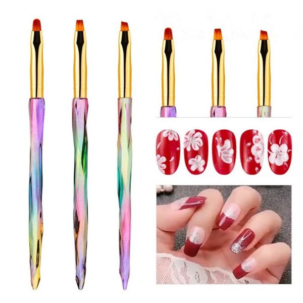 

nail art kits 3pcs/set liner painting pen diy uv gel brushes drawing brush acrylic tools manicure