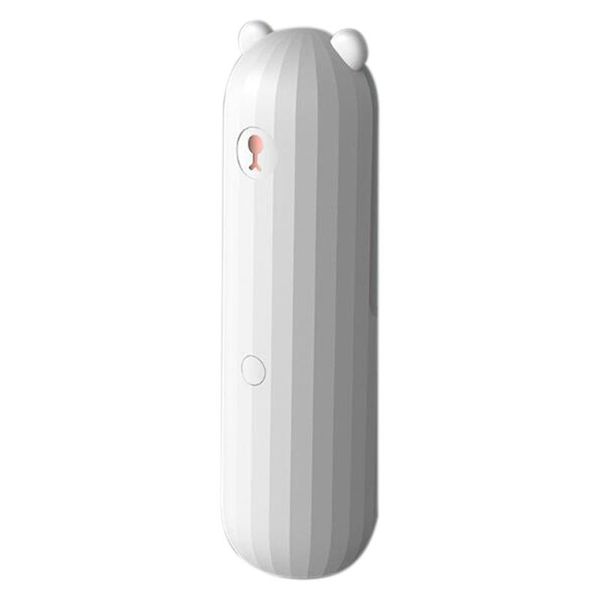 

electric fans portable handheld mini lovely small bear usb foldable multi-function rechargeable power bank deskfan(white)