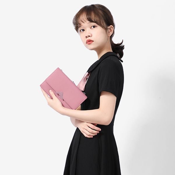 

wallet 2021 single shoulder bag women's korean hand multifunctional messenger fashion forever young small, Red;black