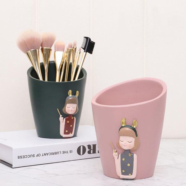 

girl storage box, makeup brush tube, stationery jewelry pen holder, deskboxes & bins