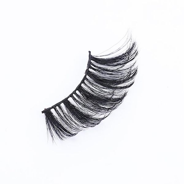 

false eyelashes lashes faux mink 6d eye fluffy soft wispy volume natural long reusable eyelashs