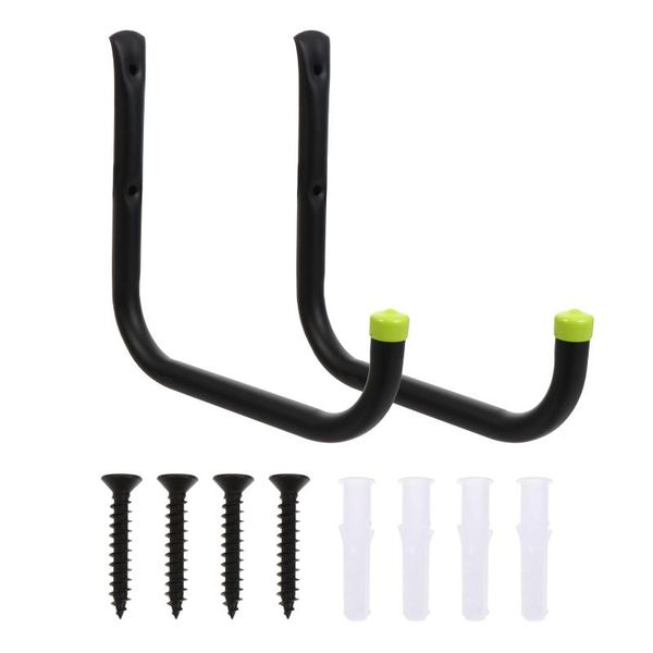 

hooks & rails 2pcs water pipe tool room hanging thicken iron