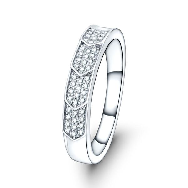 

wedding rings engagement for women lovers' gift pave setting jewelry cubic zirconia charms ring bijoux, Slivery;golden