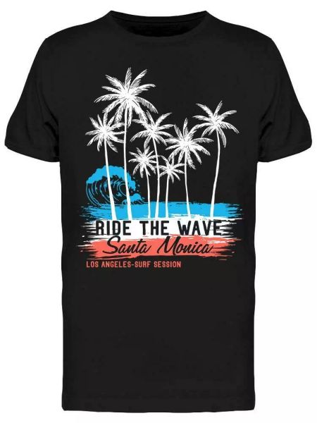 

Ride The Wave. Tee Men's -Image by Shutterstock, White;black