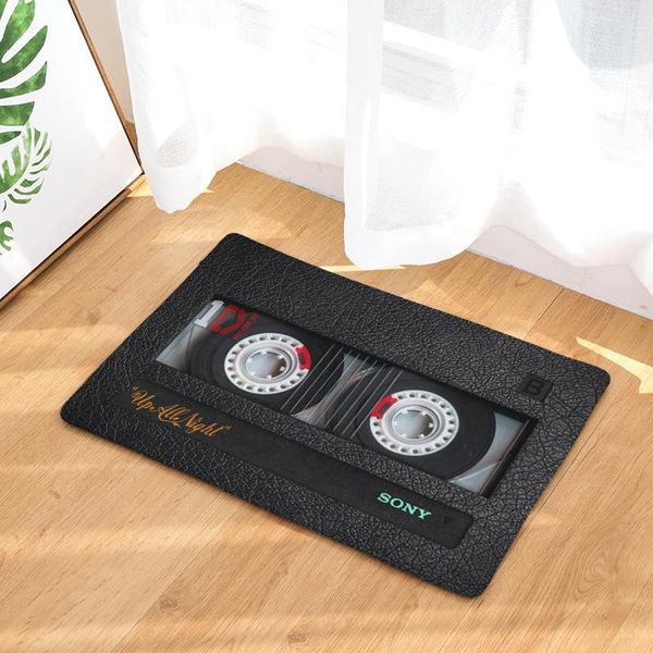 

carpets retro radio door mat fun flannel floor home decoration indoor carpet living room kitchen anti-slip bathroom