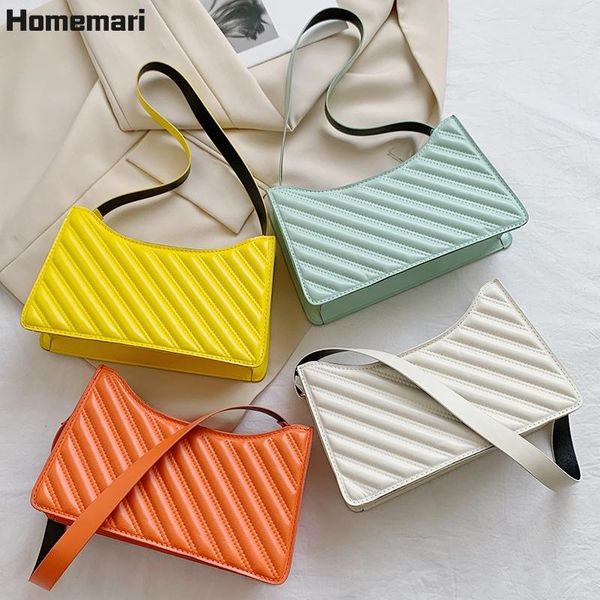 

evening bags 2021 est summer underarm bag for women vintage design pu leather ladies small shoulder female tote purses and handbags