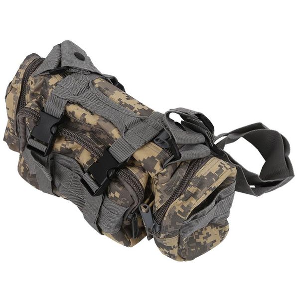 

men waist pack shoulder bag handbag camping hiking sport outdoor multi-purpose acu camouflage bags
