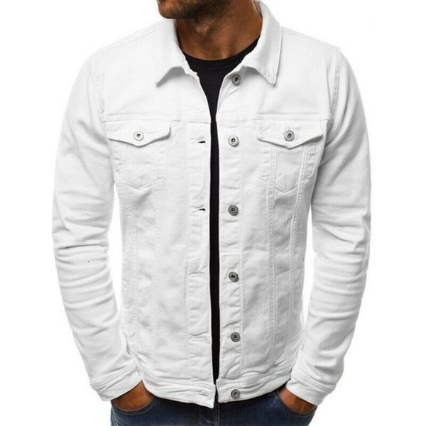 

men's jackets est arrival fashion men autumn winter long sleeve demin jacket coat outwear s-2xl male solid color iitb, Black;brown