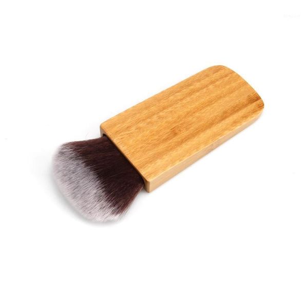 

bamboo handle makeup brush cosmetic powder contour & bronzer soft tools1