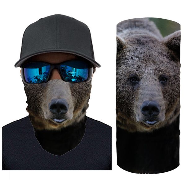 

skull men's pattern headscarf personality animal face scarf outdoor magic