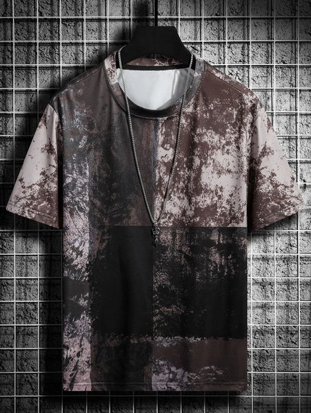 

men tie dye tee c5yq#, White;black