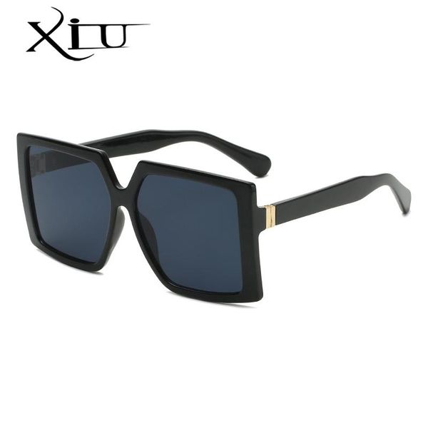

black square oversized sunglasses women big frame colorful sun glasses female mirror oculos gradient hip hop shades, White;black