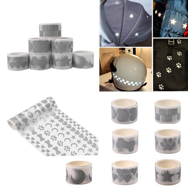 

window stickers reflective are pasted on clothes and shoes through an iron