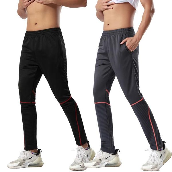 

running pants men's summer ultra-thin quick-drying jogging sports and leisure trousers polyester fabric loose plus size fitness, Black;blue