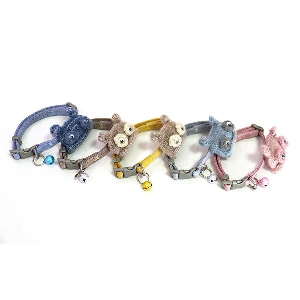 

dog collars & leashes dogs pets accessories cartoon bell collar adjustable lovely small medium pet products