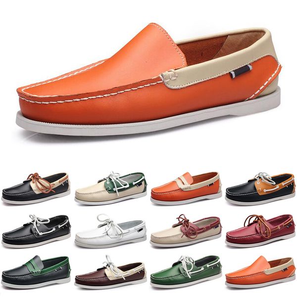 

men casual shoes black loafers outdoor flat slip on fashion mens trainers sneakers size 40-45 color30823