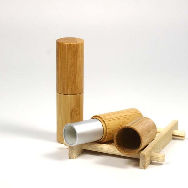 

storage bottles & jars 5pcs lip tubes creative wood lipstick replacement 5g