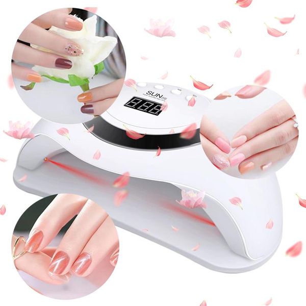 

nail potherapy lamp machine 168w intelligent induction led/uv small usb heating quick-drying dryer manicure tools dryers
