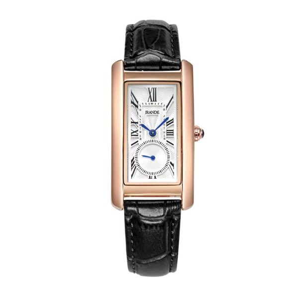 

wristwatches fashion women's square watch lady quartz waterproof rose gold wrist watches clock luxury relogio masculino montre femme, Slivery;brown