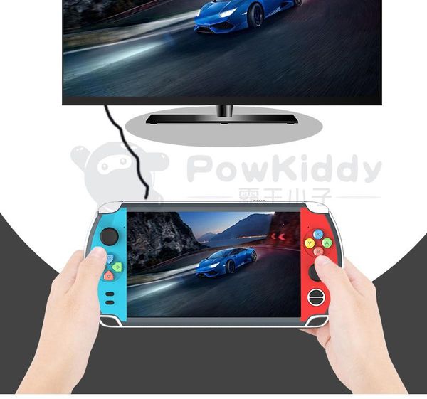 

" handheld game console neogeo ps1 arcade simulator dual rocker control retro built-in 3000 games jogos portable players