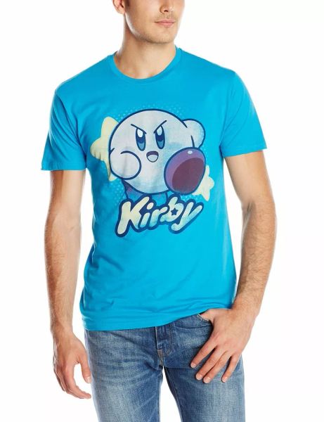 

Nintendo KIRBY T-Shirt NWT Licensed & Official, White;black