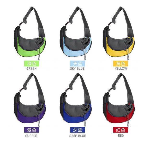

slings pouch mesh oxford single breathable pet carrier outdoor travel handbag shoulder bag puppy for cat dog accessories car seat covers