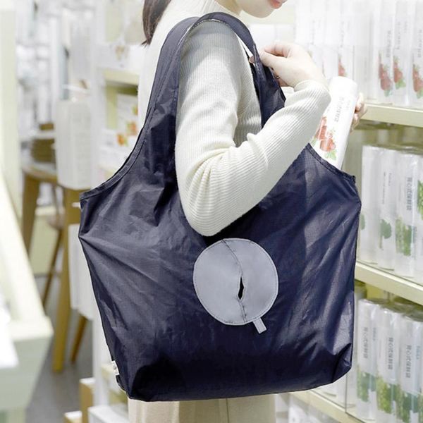 

storage bags eco-friendly reusable grocery foldable shopping small size premium quality slight duty folding tote bag with handle