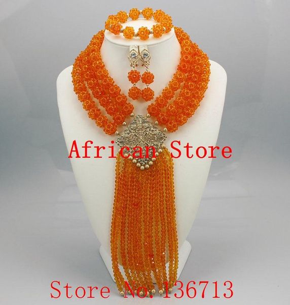 

earrings & necklace fashion jewelry bead nigerian wedding african beads seed r588, Silver
