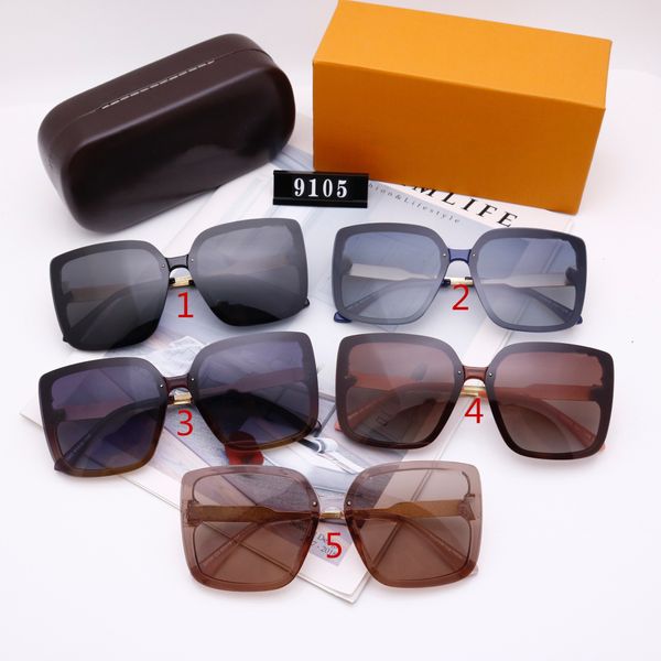 

2021 designer luxury sunglasses with box of stylish polarized glasses for men and women uv400, White;black