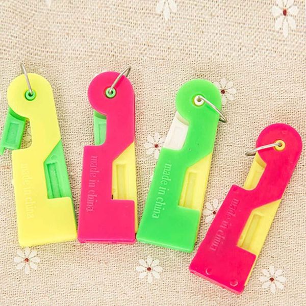 

automatic threader easy sewing needle device for elderly housewife use thread guide tool reri889 notions & tools, Black