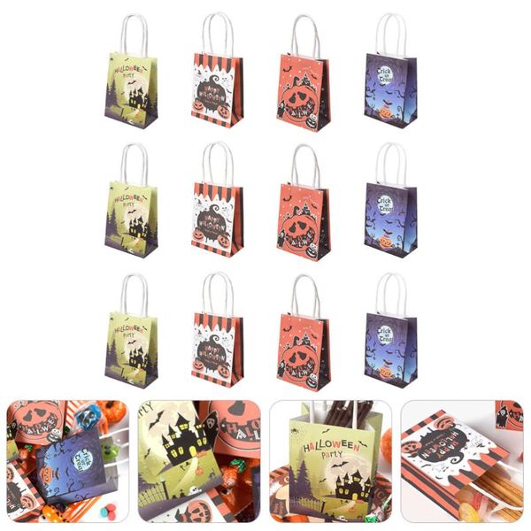 

gift wrap 16pcs happy creative candy handbag kraft paper bag (mixed style)