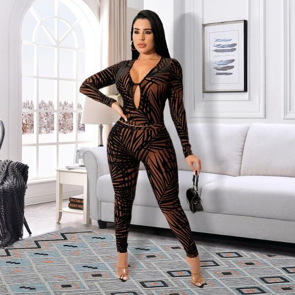 

women's two piece pants leaves print set fall clothes for women long sleeve crop suit night club outfits matching sets, White