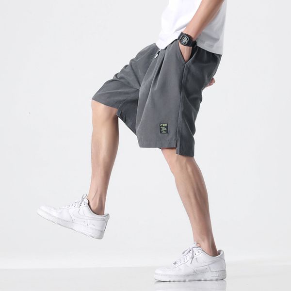 

loose large casual shorts men's fashion brand summer pants youth sports, White;black