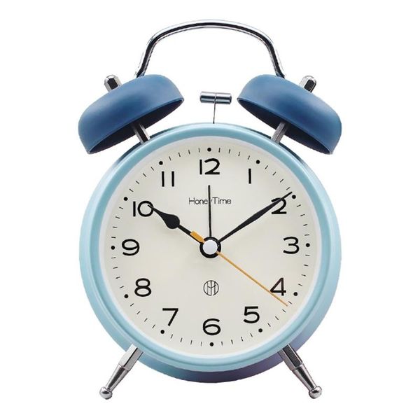 

other clocks & accessories big ring metal bell alarm clock super loud for heavy sleeper battery operated with backlight bedside