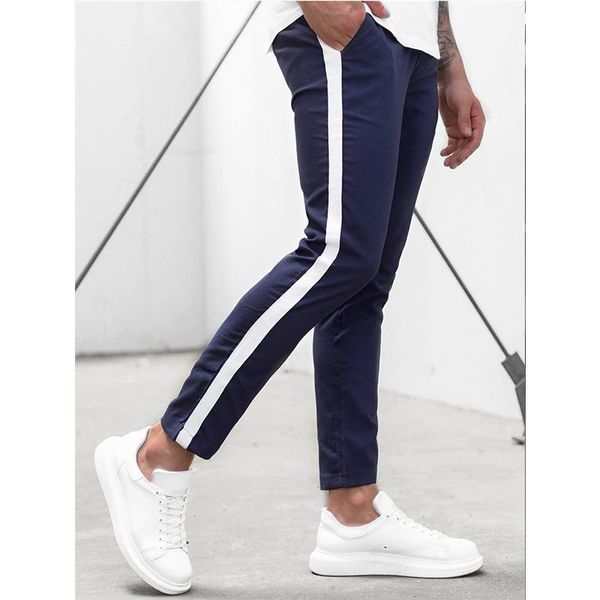 

men's pants 2021 harajuku overalls casual trousers spring and autumn slim fashion street sports hip-hop jogging trouse, Black