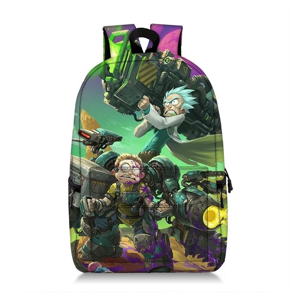 

giant weapon pattern anime student school bag printing backpack comfortable large capacity novel fun school trip play