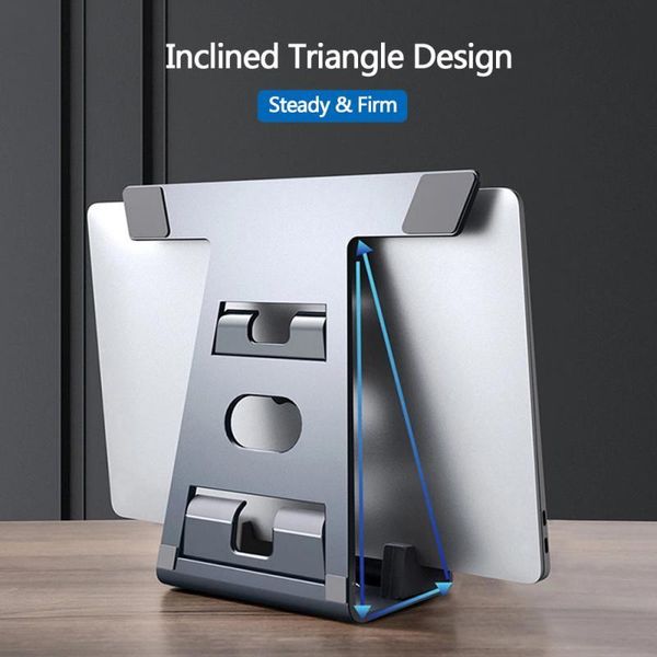

cell phone mounts & holders vertical lapstand holder for tablet aluminum notebook support stable office